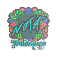 Sticker | nota (Embroidered) | Budapest 2025