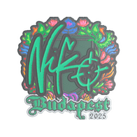 Sticker | NiKo (Embroidered) | Budapest 2025