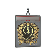 Sticker Slab | nin9 (Gold) | Budapest 2025