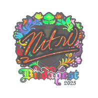 Sticker | nitr0 (Holo) | Budapest 2025
