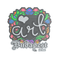 Sticker | arT (Embroidered) | Budapest 2025