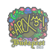 Sticker | apEX (Embroidered) | Budapest 2025
