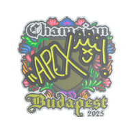 Sticker | apEX (Embroidered, Champion) | Budapest 2025