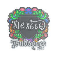 Sticker | alex666 (Embroidered) | Budapest 2025