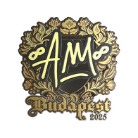 Sticker | AW (Gold) | Budapest 2025