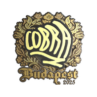 Sticker | cobra (Gold) | Budapest 2025