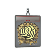 Sticker Slab | cobra (Gold) | Budapest 2025