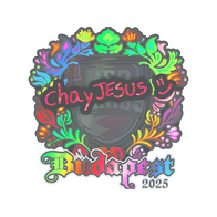 Sticker | chayJESUS (Holo) | Budapest 2025