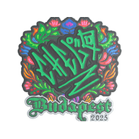 Sticker | chelo (Embroidered) | Budapest 2025