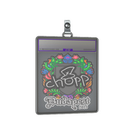 Sticker Slab | chopper (Embroidered) | Budapest 2025