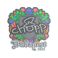 Sticker | chopper (Embroidered) | Budapest 2025