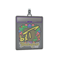 Sticker Slab | b1t (Embroidered) | Budapest 2025