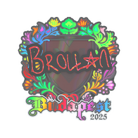 Sticker | Brollan (Holo) | Budapest 2025