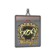 Sticker Slab | broky (Gold) | Budapest 2025