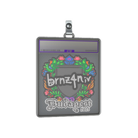Sticker Slab | brnz4n (Embroidered) | Budapest 2025