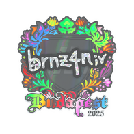 Sticker | brnz4n (Holo) | Budapest 2025