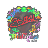 Sticker | bodyy (Holo) | Budapest 2025