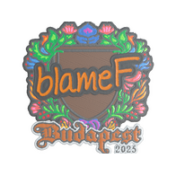 Sticker | blameF (Embroidered) | Budapest 2025