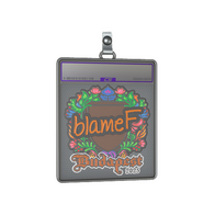 Sticker Slab | blameF (Embroidered) | Budapest 2025