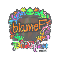 Sticker | blameF (Holo) | Budapest 2025