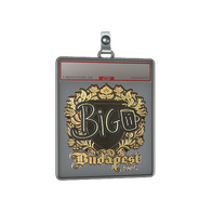 Sticker Slab | biguzera (Gold) | Budapest 2025