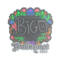 Sticker | biguzera (Embroidered) | Budapest 2025