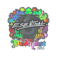 Sticker | esenthial (Holo) | Budapest 2025