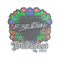 Sticker | esenthial (Embroidered) | Budapest 2025