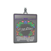 Sticker Slab | esenthial (Embroidered) | Budapest 2025