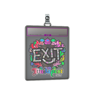 Sticker Slab | exit (Holo) | Budapest 2025