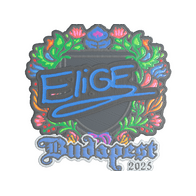 Sticker | EliGE (Embroidered) | Budapest 2025