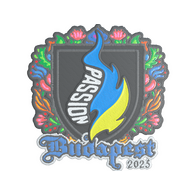 Sticker | Passion UA (Embroidered) | Budapest 2025