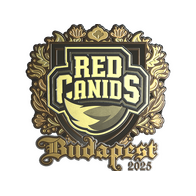 Sticker | RED Canids (Gold) | Budapest 2025