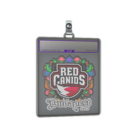 Sticker Slab | RED Canids (Embroidered) | Budapest 2025