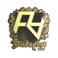 Sticker | Rare Atom (Gold) | Budapest 2025