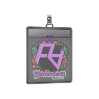 Sticker Slab | Rare Atom (Embroidered) | Budapest 2025