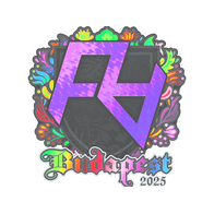 Sticker | Rare Atom (Holo) | Budapest 2025