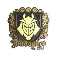 Sticker | G2 esports (Gold) | Budapest 2025