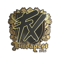 Sticker | Fluxo (Gold) | Budapest 2025