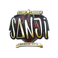 Sticker | SANJI (Gold) | Berlin 2019