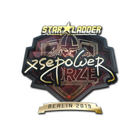 Sticker | xsepower (Gold) | Berlin 2019