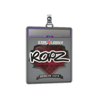 Sticker Slab | ropz (Foil) | Berlin 2019