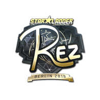 Sticker | REZ (Gold) | Berlin 2019