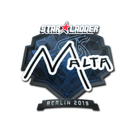 Sticker | malta (Foil) | Berlin 2019