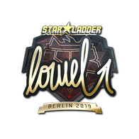Sticker | loWel (Gold) | Berlin 2019