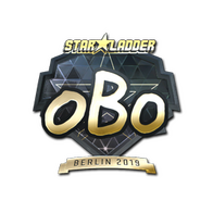 Sticker | oBo (Gold) | Berlin 2019