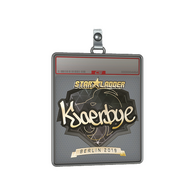 Sticker Slab | Kjaerbye (Gold) | Berlin 2019