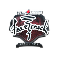 Sticker | facecrack (Foil) | Berlin 2019