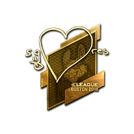 Sticker | seang@res (Gold) | Boston 2018