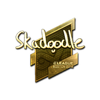 Sticker | Skadoodle (Gold) | Boston 2018